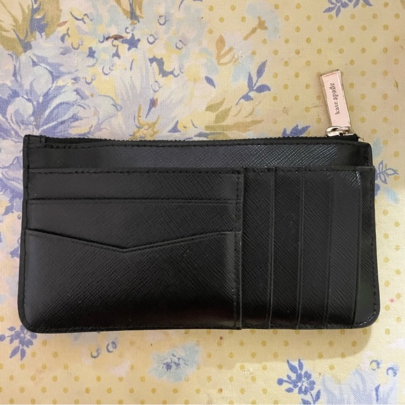 Kate Spade Black Slim Card Holder Wallet Staci - Picture 2 of 4